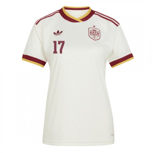 Španjolska Nico Williams #17 Gostujuci Dres za Ženska SP 2026 Kratak Rukavima